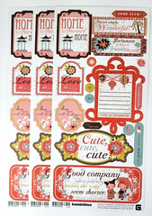 3 Basic Grey Konnichiwa Sticker Sheets Asian Kawaii Home Sweet Home Love Friend