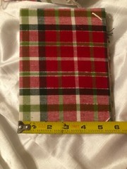 Plaid Fall Autumn Handmade Junk Journal