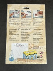 Tulip Rub-On Transfers Country Garden Critters MPD 84