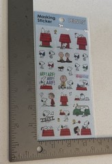 Set of 4 – Peanuts Snoopy Masking Stickers