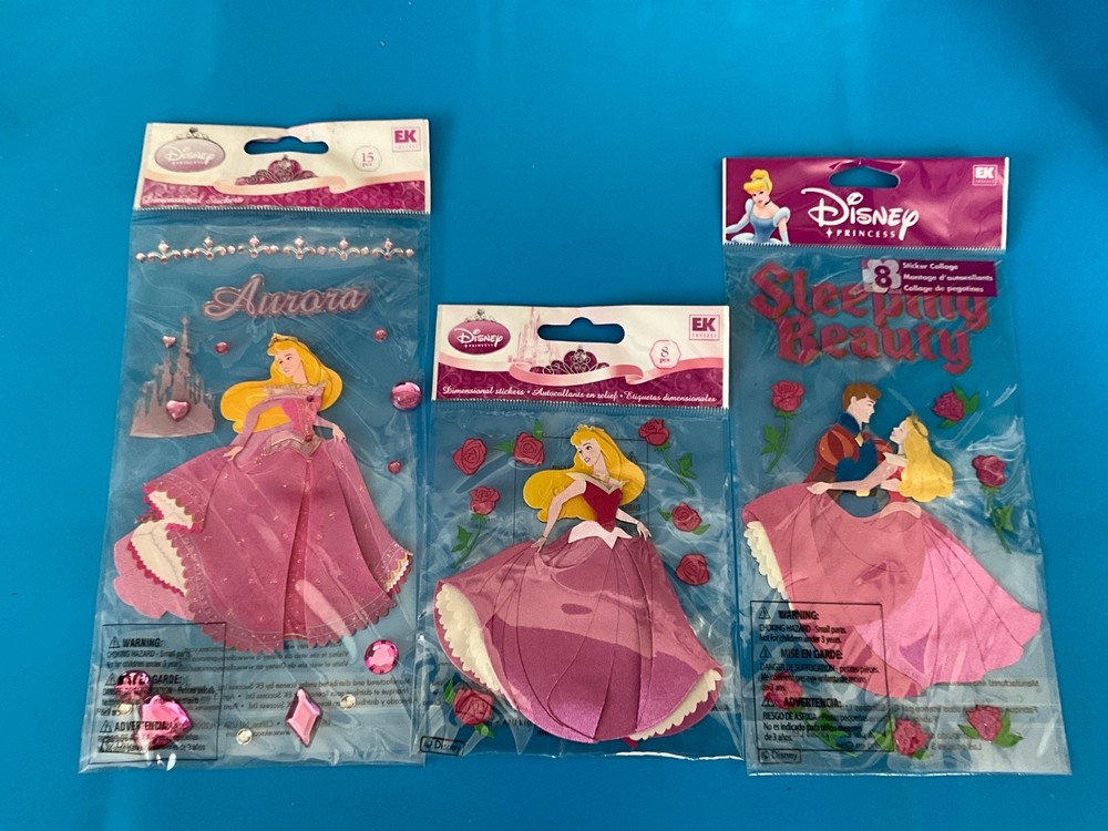 Disney SLEEPING BEAUTY AURORA Jolee’s EK Success Stickers