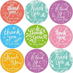 500PCS Thank You For Your Order Stickers Labels For Handmade Shopping Small