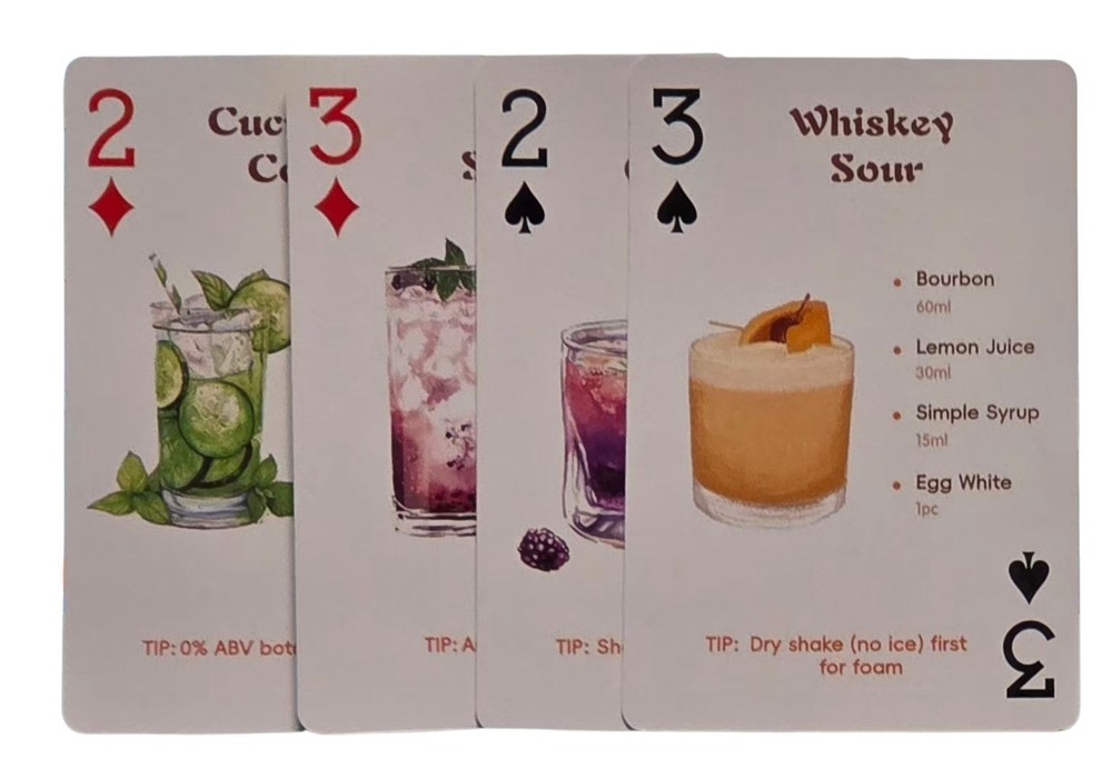 Old New Mixed Alcohol Drinks Cucumber Cooler Junk Journal Scrapbooking Craft