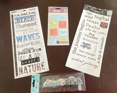 Sticko , Jolee’s + More Beach Vacation Scrapbooking Stickers 4 Pkgs