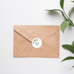 500pcs/Roll 1″/1.5″Thank You Stickers for Small Business,Round Sealing Labels