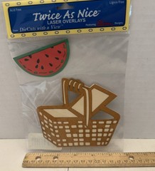 Ellison Designs «Twice As Nice» Laser Overlays Die Cuts With A View, Picnic, New