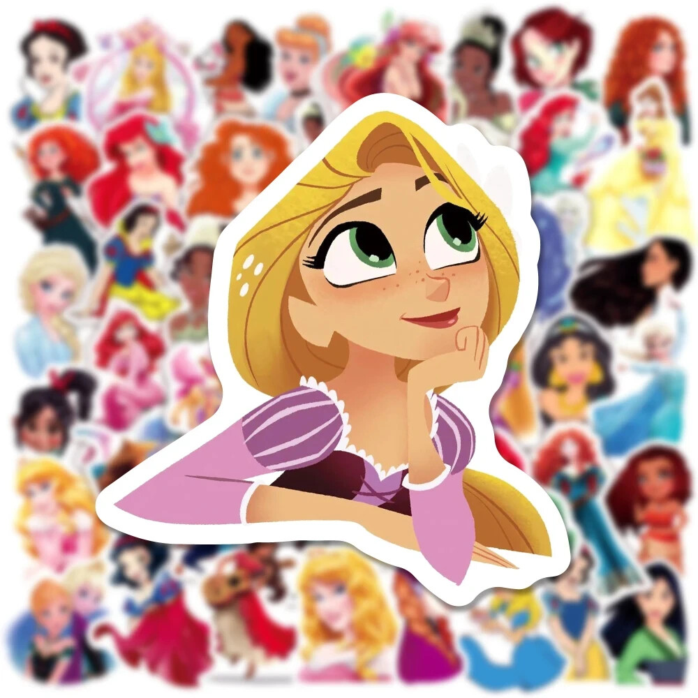DISNEY 50pcs DREAMY PRINCESSES STICKER SET-Little girls of all ages love them.