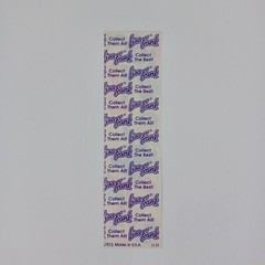 Vintage Lisa Frank Single Sticker Strip -Panda Bears -Paint S139 Rare 80s Unused