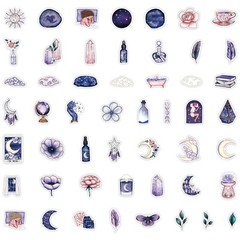 100pcs SPIRITUAL Stickers, Crystal Potion Gothic Stickers, 235