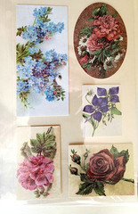 Floral Delight Nostalgiques Vintage Sticko Stickers Rebecca Sower Roses RARE NOS