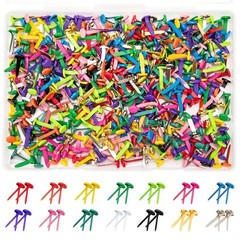 360 Pcs Brass Brads for Paper Crafts – 12 Colors Metal Fasteners