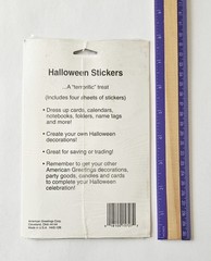 Vtg Halloween Stickers LOT American Greetings NIP Witches Ghots Pumpkins Cats