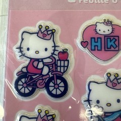 Hello Kitty Crown Stickers Stickety-Doo-Da American Greetings 2005 1 Sheets