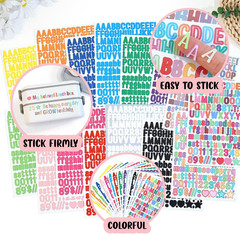 5624 Pcs Small Letter Stickers 37 Sheets Alphabet Stickers,0.5 Inch Vinyl Waterp