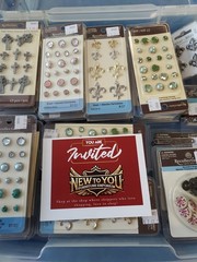 RECOLLECTIONS GEMSTONE Decorative Brads – SET, 24 Packs