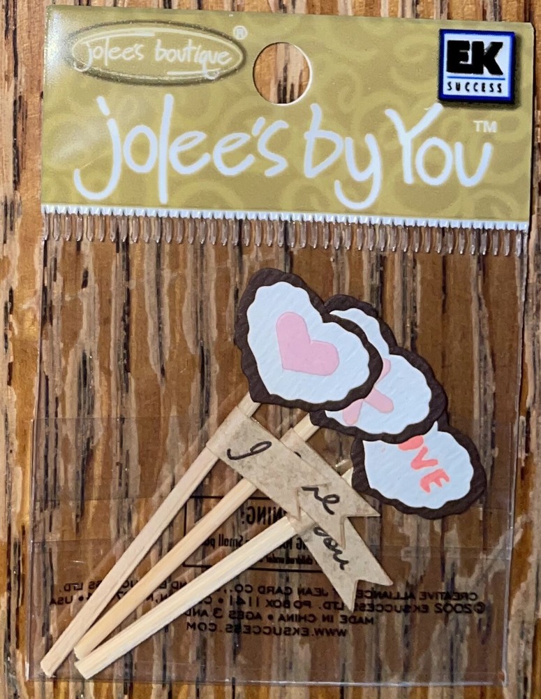 RARE Jolees Mini by You Chocolate Lollipop Sucker Candy Scrapbook Non-Adhesive