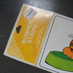 Vintage Rare 1978 United Feature Bumper Sticker Jim Davis Lot of 2 Garfield