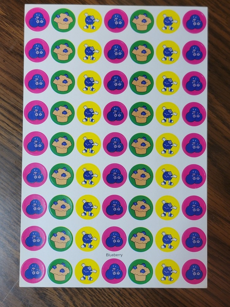 Creative Teaching Press CTP Stick-A-Rounds Scratch ‘N Sniff Stickers Pick Sheet!