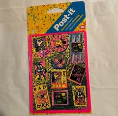 LOT (4) NOS VTG 3M COWS Day Glo Paint 1993 Disney Hot Pink Stickers Sealed Rare
