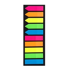 100/120Pieces Colored PET Label Repositionable Adhesive Notes Page Markers