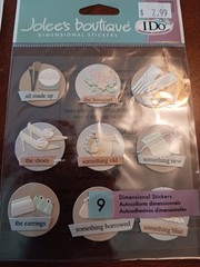 Jolee’s Boutique soft spoken I Do Dimensional Stickers embellishments wedding