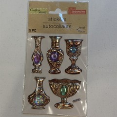 Crafters Square Scrapbooking Stickers Bling Lot Of 5 As Pictured NEW *READ*