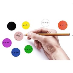 500Pcs Black Paper Stickers Round Blank 1 Inch DIY Gift Seal Chalkboard Labels