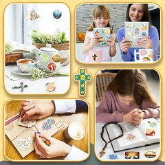 400 Pcs Jesus Christian Stickers Bible Verse Faith Decals for Bottles Laptop