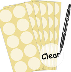 Super Gloss Clear Transparent Retail Package Envelope Seals 2″ Christmas round C