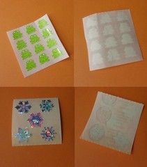 Sandylion Vintage Sticker Lot 30 Mods Prismatic Glitter Mylar Vintage 90s
