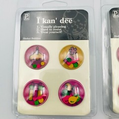 Lot of 6 I KAN DEE Shaker Bubbles 3-D Stickers New NIP Crafting -12 Styles Avail