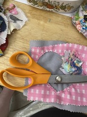 Slow Stitch, Patch, Vintage Handmade Upcycle,Junk Journal,tag,embellishment