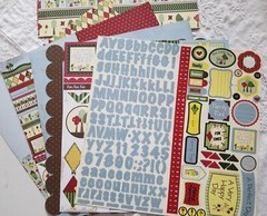 Reduced Nikki Sivils, My Little Shoebox, Adorn Family Scrapbook Stickers Diecuts