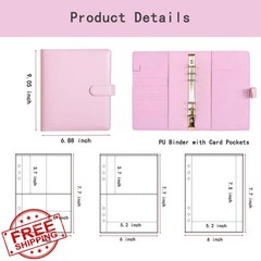 Sticker Binder Organizer with Storage Sleeves,Reusable Stickers Collecting Bo…