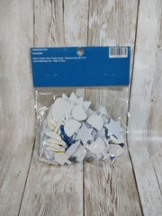 New! Glitter Hanukkah Foam Stickers 42 Blue Silver Gold Scrapbooking Crafts