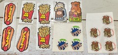 Vintage 80’s Scratch and Sniff Smell Mellow Smello Stickers Blueberry Pancake