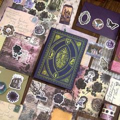 Ultimate Vintage Scrapbook Supplies & Junk Journal Kit – A6 Retro Notebook, Aest