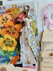 Vibrant Cottagecore Junk Journal Pack 50pc Garden Floral Paper Ribbon Tags