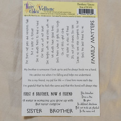NEW Lot 6 MME Tiny Tales Vellum Sticker Quotes Sayings Family Love Wedding -C