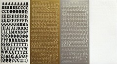 10mm (1cm) UPPERCASE ALPHABET Letters Capital Alphabets Symbols 5 Colours