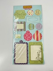 Scrapbooking Chipboard Shapes 30 PIece Garden Theme