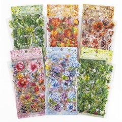 660+ Botanical Flower Stickers 36 Sheets Transparent Scrapbook Journal Decals
