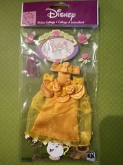 Disney Beauty Beast Belle 3D Sticker Collage Dress Scrapbooking