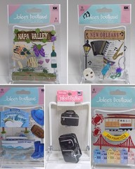 MULTIPLE VARIATIONS YOU CHOOSE RARE HTF Jolee’s Travel Vacation Stickers