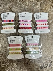Ribbon Sashes Fashion KI Memories New Lot of 5 Scrapbooking Card Making 30’