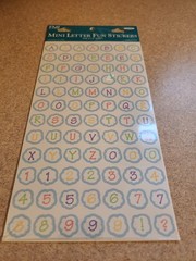 Frances Meyer~Cloud Mini Letter Fun Stickers