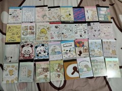 Kawaii Memo Sheets And Sticker Flakes – 100 Pieces Grab Bag Stationery