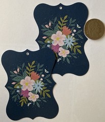 FLOWER TAG Die-Cut(20pc) Hobby Lobby•3.375”x 2-1/2”•Garden•Ephemera•Card Making•