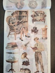 30 Pages Detailed Stickers 20 Ephemera PapersNew Reading Time