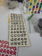 Lot of Letter & Number stickers scrapbooking, crafting, activities